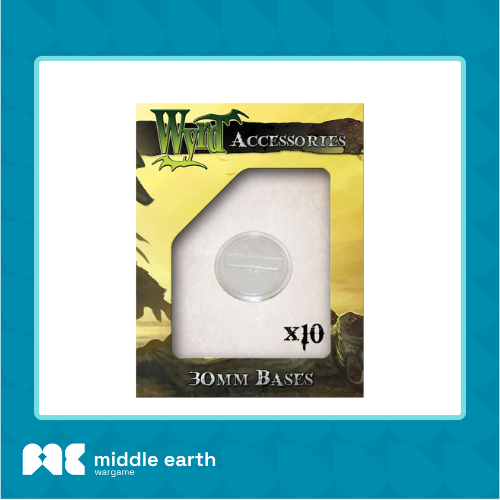 Wyrd Accessories : Clear 30mm Translucent Bases (10 pack)