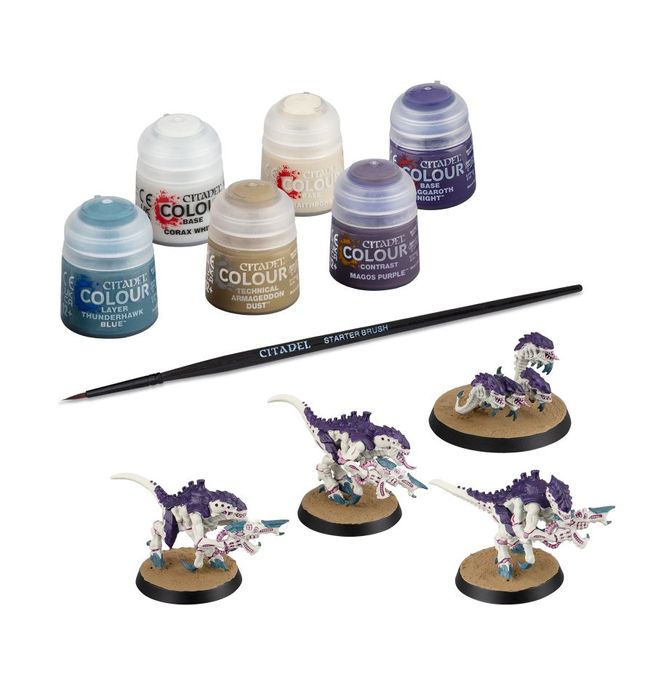 TYRANIDS Termagants and ripper swam + paints