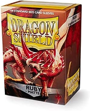 Dragon Shield Ruby Matte Sleeves