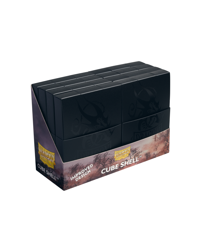 Dragon Shield Shadow Black cube Shell (Pack of Eight)