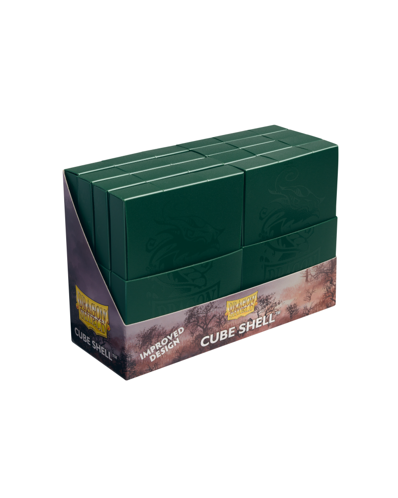Dragon Shield Forest Green cube Shell(Pack of Eight)
