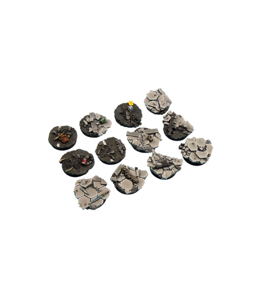 Urban Fight Bases; Round 25mm (5) Aleatorias