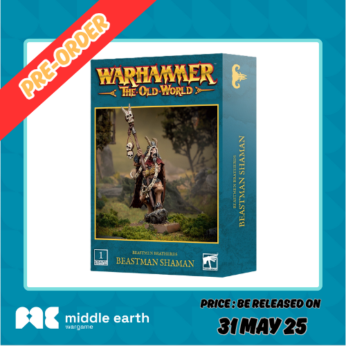 (PRE ORDER) BEASTMEN BRAYHERDS: BEASTMAN SHAMAN