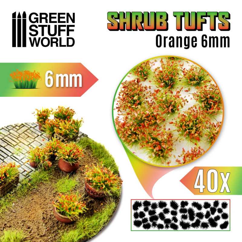 Shrub turf : Orange shrub 6mm
