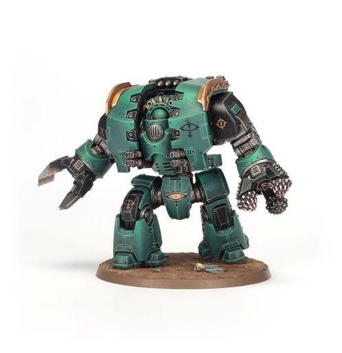 WH The horus heresy Leviathan siege dreadnought with claw and drill weapons