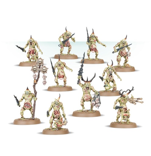 WH40K Daemons of Nurgle Plaguebearers