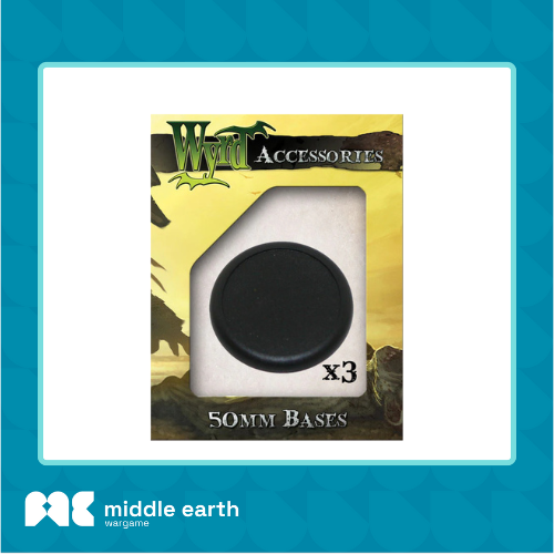 Wyrd Accessories : 50mm Premium Plastic Bases (3 pack)