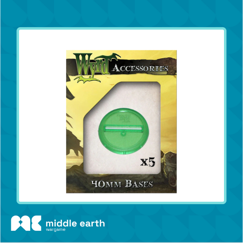 Wyrd Accessories : Green 40mm Translucent Bases