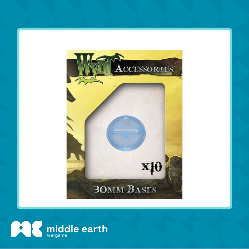 Wyrd Accessories : Blue 30mm Translucent Bases