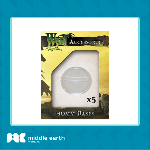 Wyrd Accessories : Clear 40mm Translucent Bases (10 pack)