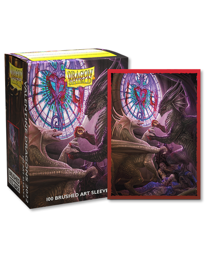 Dragon Shield Valentine Dragons Art Sleeves