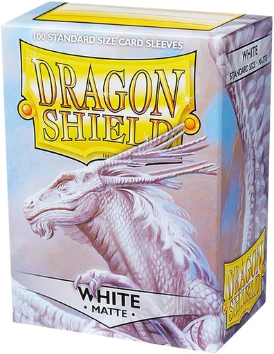 Dragon Shield White Matte Sleeves