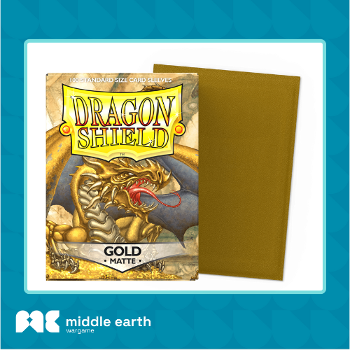 Dragon Shield Gold Matte Sleeves