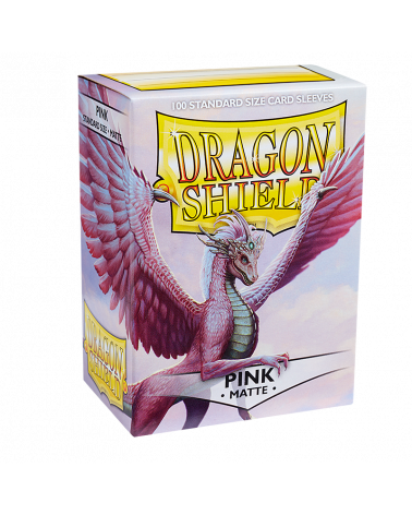 Dragon Shield Pink Matte Sleeves