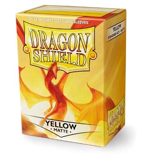 Dragon Shield Yellow Matte Sleeves