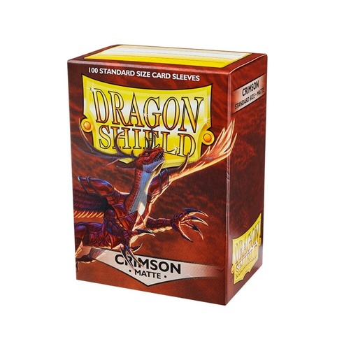 Dragon Shield Crimson Matte Sleeves
