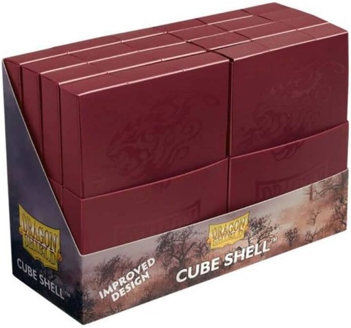 Dragon Shield Blood Red cube Shell(Pack of Eight)