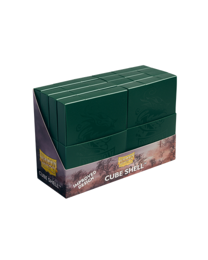 Dragon Shield Forest Green cube Shell(Pack of Eight)