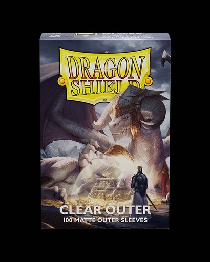 Dragon Shield Outer Sleeve Matte Clear -Standard