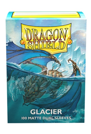 DRAGON SHIELD 100 MATTE DS : GLACIER