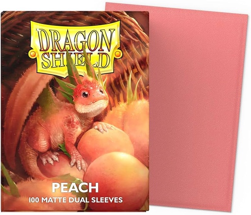DRAGON SHIELD 100 MATTE DS : PEACH